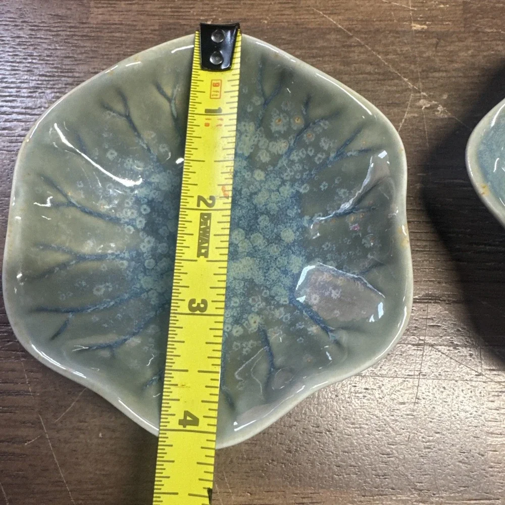 Ceramic Ring Dish, Jewelry Dish Holder, Small Trinket Tray Plate Set Of 2